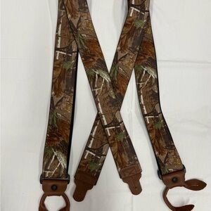 Realtree camo hunting suspenders